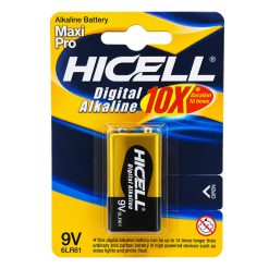 6F22 9V ALKALINE HICELL
