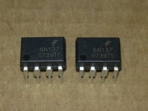 6N137 - DIP  مشکی