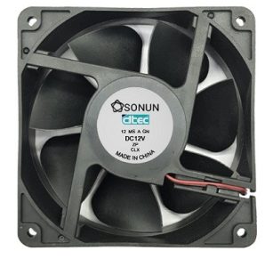 FAN 12x12 12V 3.8CM بوشی