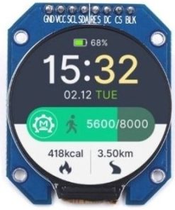 LCD 1.28" TFT گرد