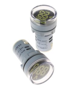 VOLTMETER AC سفید چراغ سیگنالی