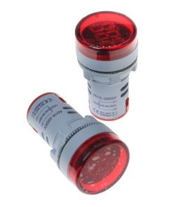 VOLTMETER AC قرمز چراغ سیگنالی